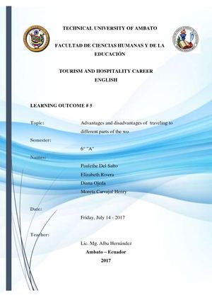 The Advantages And Disadvantages Of Travelling