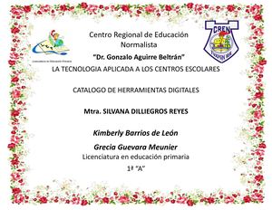 Catalogo DE HERRAMIENTAS DIGITALES