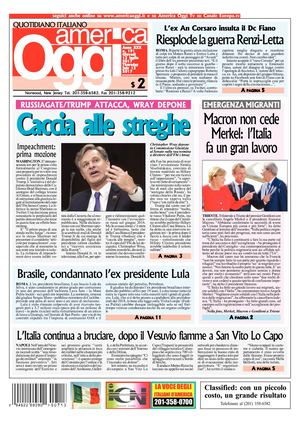 America Oggi 13 Luglio 2017