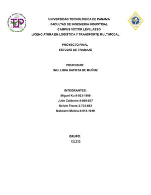 Proyecto Final De Estudio De Trabajo Sproline