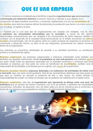 Que Es Una Empresa