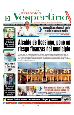 Periodico El Vespertino No 630