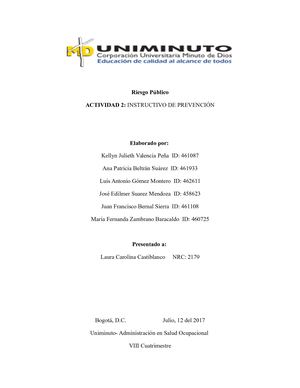 Riesgo Público Act 2 Docx