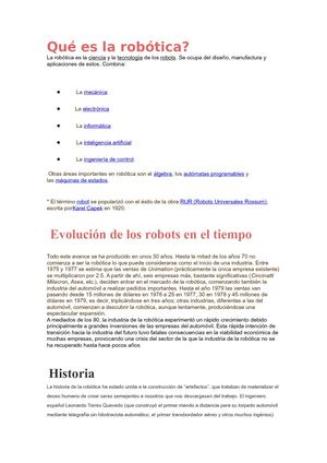 Qué Es La Robótica