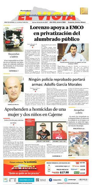 14 de julio del 2017