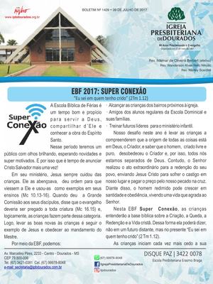 BOLETIM Nº 1429 09/07/17