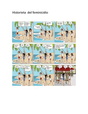 Historieta De Feminicidio