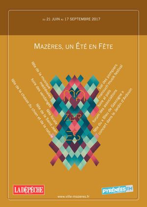 Plaquette 2017 « Mazères, un été en fête »