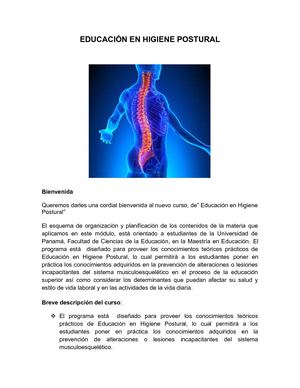 Equipo Nº 3, Higiene Postural