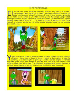 El Rin Rin Renacuajo Isa Y Edwin