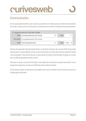 Ourives web | Configurações