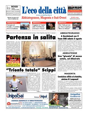 L'eco della città del 18 luglio 2017