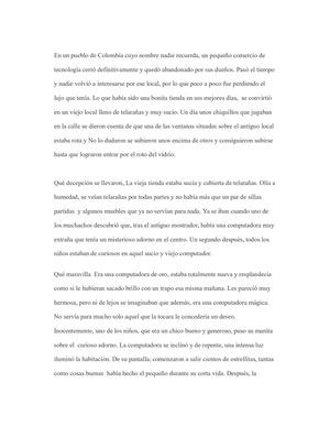 la computadora estraviada