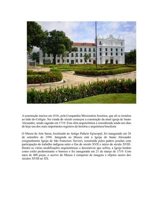 Arte Barroca em Belém