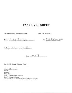 SF- 181 and Attachments