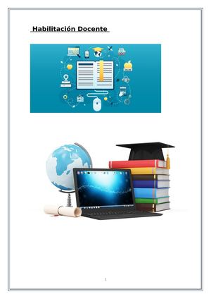 Habilitacion Docente