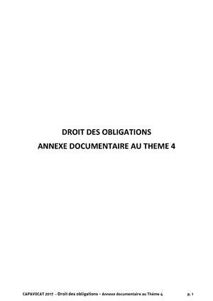Annexe Documentaire Au Theme 4
