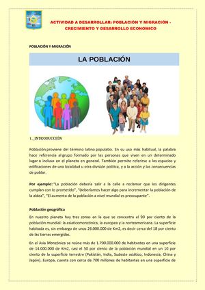 1ra Parte Población