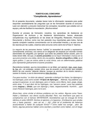 Temática Del Concurso Texto Para Concursantes (1)