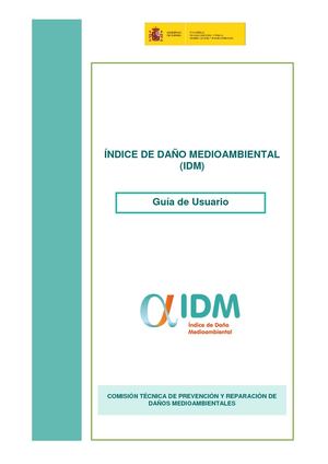 Índice De Daño Medioambiental Francisco Javier Cervigon Ruckauer