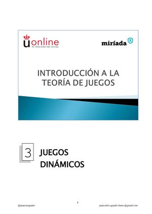 Juegos Dinámicos Francisco Javier Cervigon Ruckauer