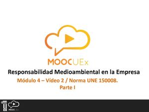 Norma UNE 150008 Parte I Francisco Javier Cervigon Ruckauer