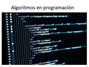 Algoritmos En Programación