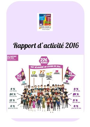 RAPPORT d'ACTIVITES 2016 Le Levain