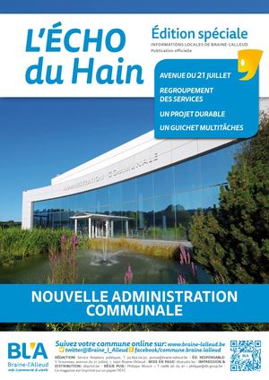 Écho du Hain - édition spéciale Déménagement de l'Administration communale