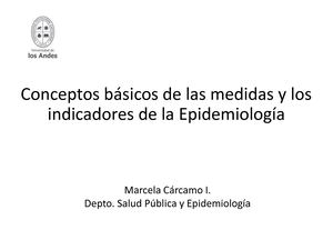 01 Dic 16 00 Dra Cárcamo Conceptos Básicos De Epidemiología