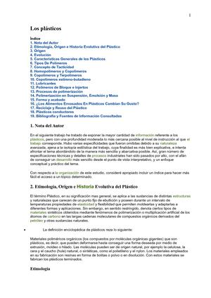 Plasticos