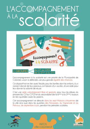 Accompagnement à la scolarité - Plaquette 2017-2018 - Colomiers