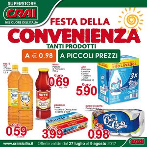 Volantino Crai Superstore Marsala 27 Luglio