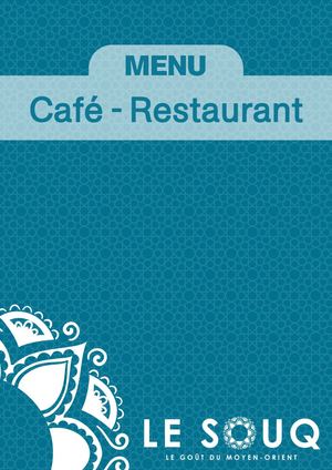 Menu Le Souq