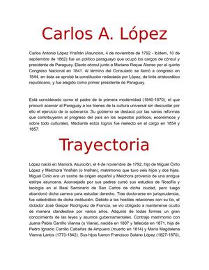 Gobierno De Dr Carlos A Lopes