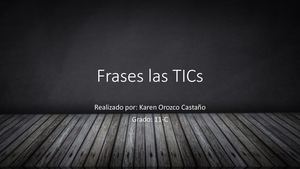 Frases Las Tics Karen