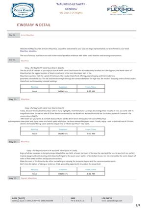 Mauritius Holiday Package - Checkout the Best Mauritius Tour Package | CnK India