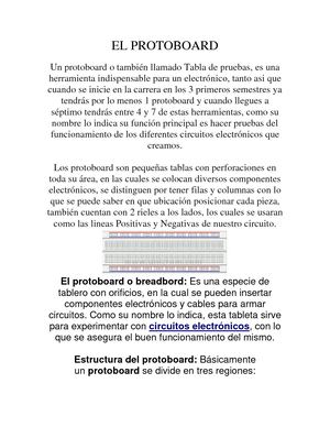 El Protoboard