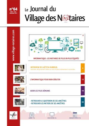 Journal du Village des Notaires n64