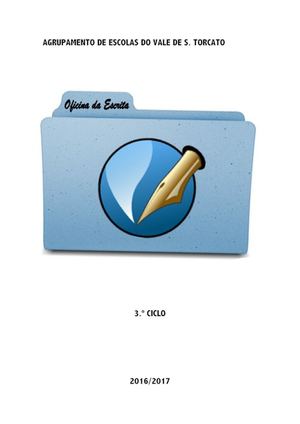 Textos Oficina De Escrita - 3 º Ciclo