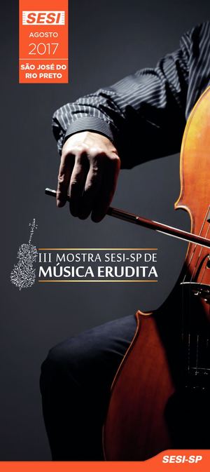 SESI São José do Rio Preto - Agenda agosto 2017