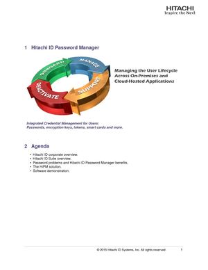 Hitachi ID Password Manager
