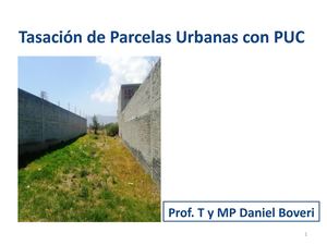 Tasación De Parcelas Con Puc