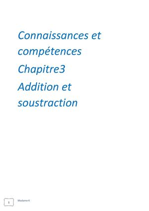 Calaméo - Additions Et Soustractions