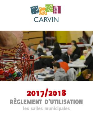 Réglement d'utilisation d'une salle municipale