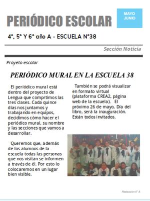 Periódico Escuela 38