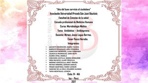 Antibióticos Y Antibiograma Ma