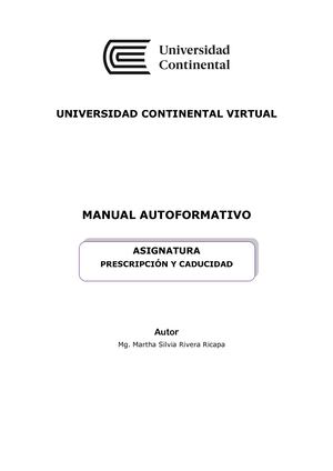 A0357 Prescripción Y Caducidad