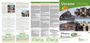 Circuitos en autocar Verano 2016 - Tríptico