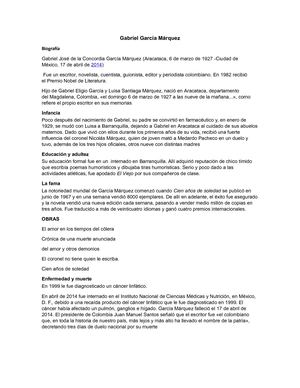 Gabriel García Márquez